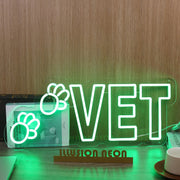 Vet Green Neon Sign