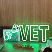 Vet Green Neon Sign