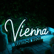 Vienna Blue Neon Sign