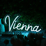 Vienna Blue Neon Sign