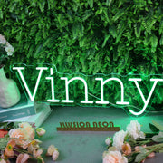 Vinny Green Neon Sign