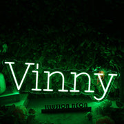 Vinny Green Neon Sign