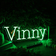 Vinny Green Neon Sign