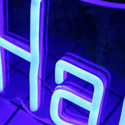 VIP Hair Studio Blue Neon Sign