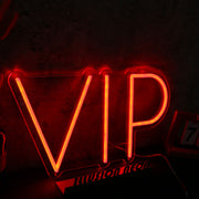 VIP Red Custom Neon Sign