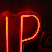 VIP Red Custom Neon Sign