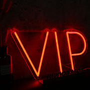 VIP Red Custom Neon Sign