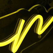 VIP Section Yellow Neon Sign