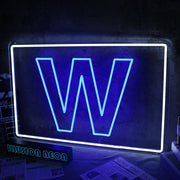 W Neon Sign