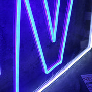 W Neon Sign