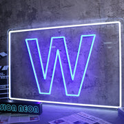 W Neon Sign