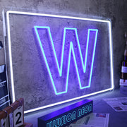 W Neon Sign