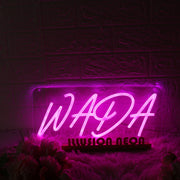 WADA Pink Neon Sign