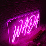 WADA Pink Neon Sign