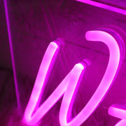 WADA Pink Neon Sign