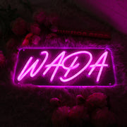 WADA Pink Neon Sign