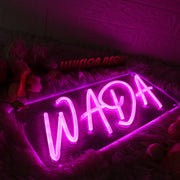 WADA Pink Neon Sign