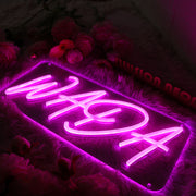 WADA Pink Neon Sign