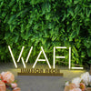 WAFL Yellow LED Neon Sign