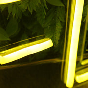 WAFL Yellow LED Neon Sign