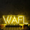 WAFL Yellow Neon Sign