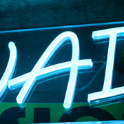 WAI Blue Neon Sign