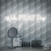 Wake Pray Slay Lianev Collection Neon Sign