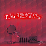 Wake Pray Slay Lianev Collection Neon Sign