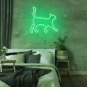 Walking Cat Neon Sign