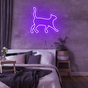 Walking Cat Neon Sign