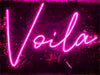 Wall Decor Home LED Sign Voila LED Neon Sign