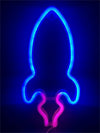 Wall Decor Rocket LED Neon Sign