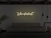 Wanderlust Neon Sign