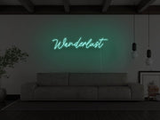 Wanderlust Neon Sign