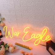 War Eagle Orange LED Neon Sign