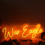 War Eagle Orange LED Neon Sign