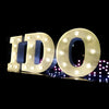 Steel Marquee Letter I Do Wedding Decor High-End Custom Zinc Metal Marquee Light Marquee Sign