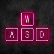 WASD Neon Sign