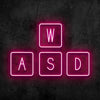 WASD Neon Sign