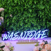 Wasnidge Blue Neon Sign