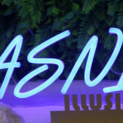 Wasnidge Blue Neon Sign