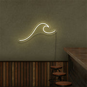 Wave LED Neon Sign Sketch and Etch Us