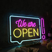 We Are Open Custom Neon Sign