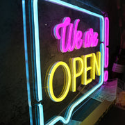 We Are Open Custom Neon Sign