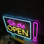 We Are Open Custom Neon Sign