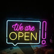 We Are Open Custom Neon Sign