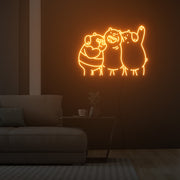 Brown Bear Panda Icebear Neon Sign Fashion Custom Neon Sign Lights Night Lamp Led Neon Sign Light For Home Party