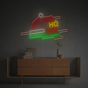 We Wish You A Merry Cheistmas Hohoho LED Neon Sign