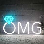 Wedding Omg LED Neon Sign