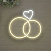 Wedding Rings LED Neon Sign